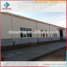 light prefabricated steel frame industrial factory building from Qingdao showhoo